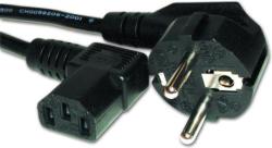 Кабель живлення для ПК кутовий (mark 0.75mm on cable) CEE 7/7 євровилка - IEC C13 під кутом 90 гр., довжина 1,8 м.