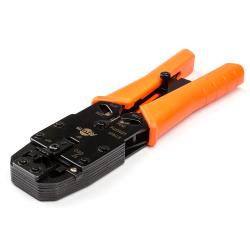 Інструмент для обтискання RJ45, RJ11 ATcom 2008R, висока якість (блістер) - професійна ленійка ІНСТРУМЕНТ ДЛЯ ОБТИСКАННЯ RJ45, RJ11 ATCOM 2008R купить оптом