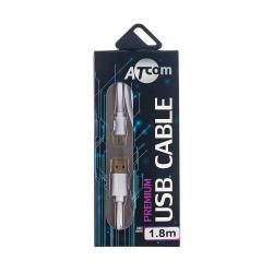 Купить оптом Atcom Кабель USB 2.0 AM/mini usb, 1,8м, білий, блісте