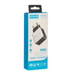 Зарядний пристрій 220В / USB Outpt:DC 5V=2.1A 2порта, Придбати гурт Україна