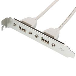Планка расширения USB 2.0 , на  заднюю панель 2port ATcom