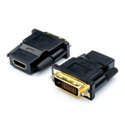 Перехідник DVI(male)-HDMI(female), чорний, 24pin