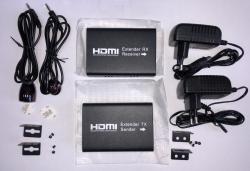 HDMI extender (подовжувач HDMI сигналу по витой парi до 120 метрiв) купить 