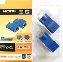 HDMI extender (подовжувач HDMI сигналу по витой парi до 30 метрiв оптом недорого