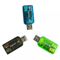 Контроллер USB-sound card (5.1) 3D sound (Windows 7 ready)
