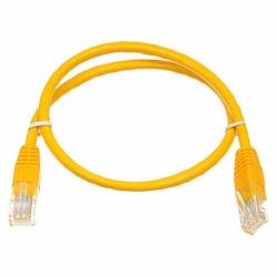 Патч-корд UTP, RJ45, Cat.6, мідь, довжина 3м, жовтий, 1 ГБ/с атком