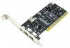 Контролер Atcom PCI-1394 FireWire 3+1port із кабелем (VIA chipset)