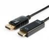 Кабель HDMI-DisplayPort  пакет, довжина 5 м., чорний 8K/4K