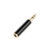 Аудіо-перехідник Atcom 4pin Jack (M) to 3pin (F) чорний, пакет