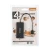 Концентратор USB Atcom TD4005 4port (підтримка HDD до 2Tb) чорний