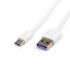 Кабель Атсом USB-AM 2.0 / Type-C 1м, білий,  4A  OEM packing