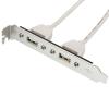 Планка розширення Atcom USB 2.0, на задню панель 2port