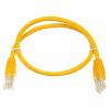 Патч-корд UTP, RJ45, Cat.6, мідь, довжина 1м, жовтий, 1 ГБ/с